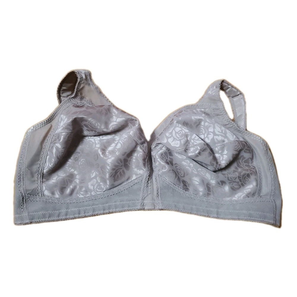 Playtex 18 Hour Ultimate Shoulder Comfort Wireless Bra Size 44D Purple